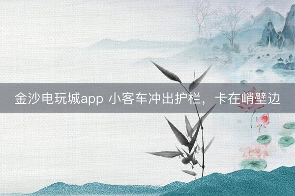 金沙電玩城app 小客車(chē)沖出護(hù)欄，卡在峭壁邊